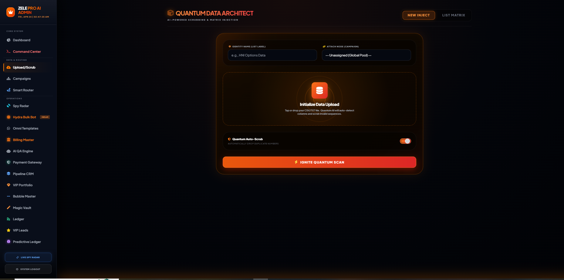 Admin Ledger